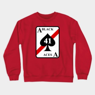 Black Aces Squadron Crewneck Sweatshirt